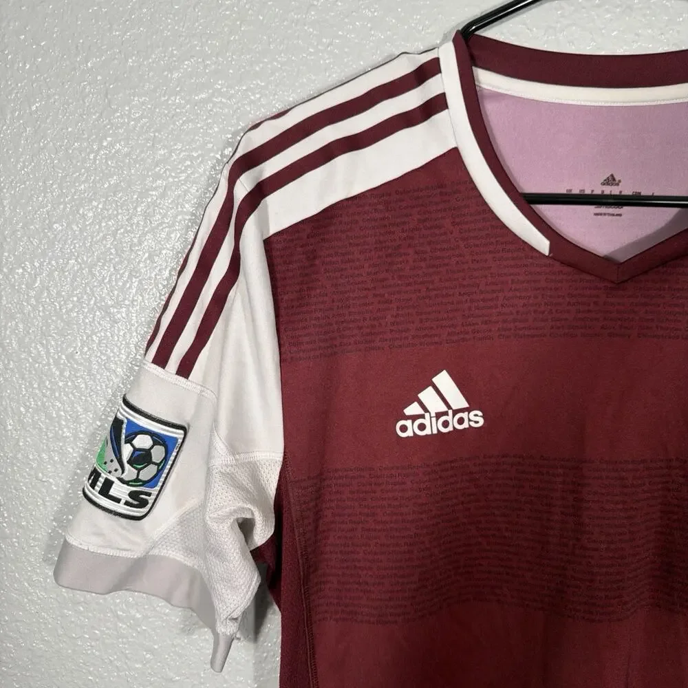 Authentic Colorado Rapids 2013 Home MLS Football Soccer Jersey Kit Medium